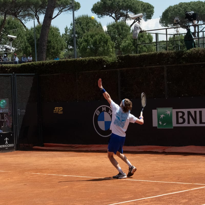 Andrey Rublev in Rome 2024
