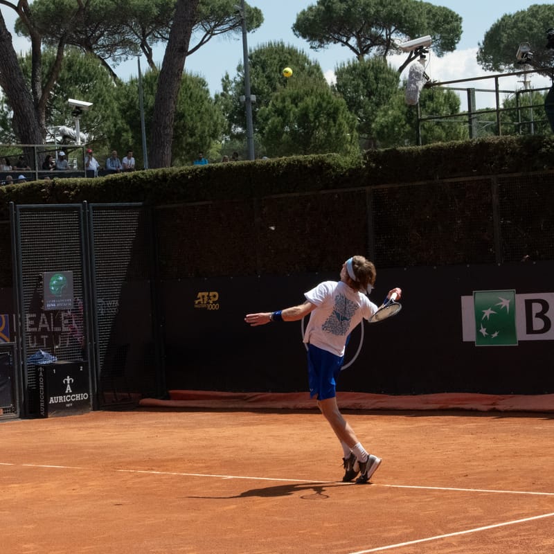 Andrey Rublev in Rome 2024