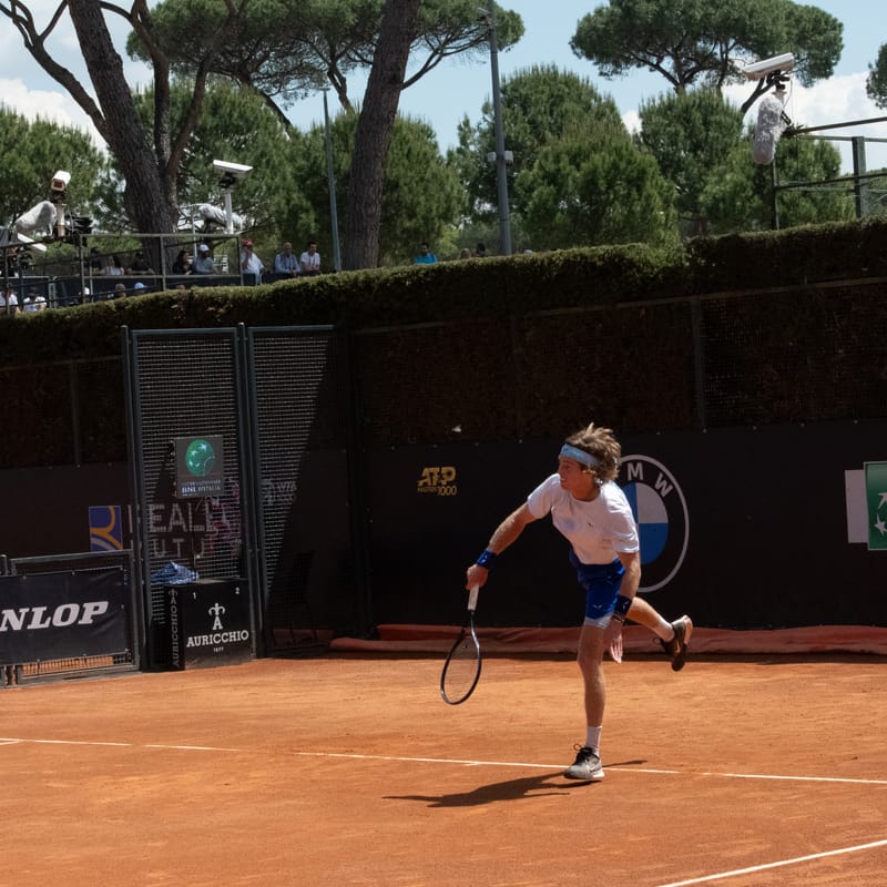 Andrey Rublev in Rome 2024
