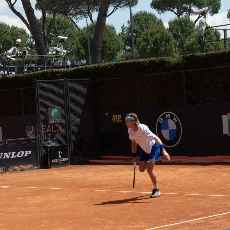 Andrey Rublev in Rome 2024