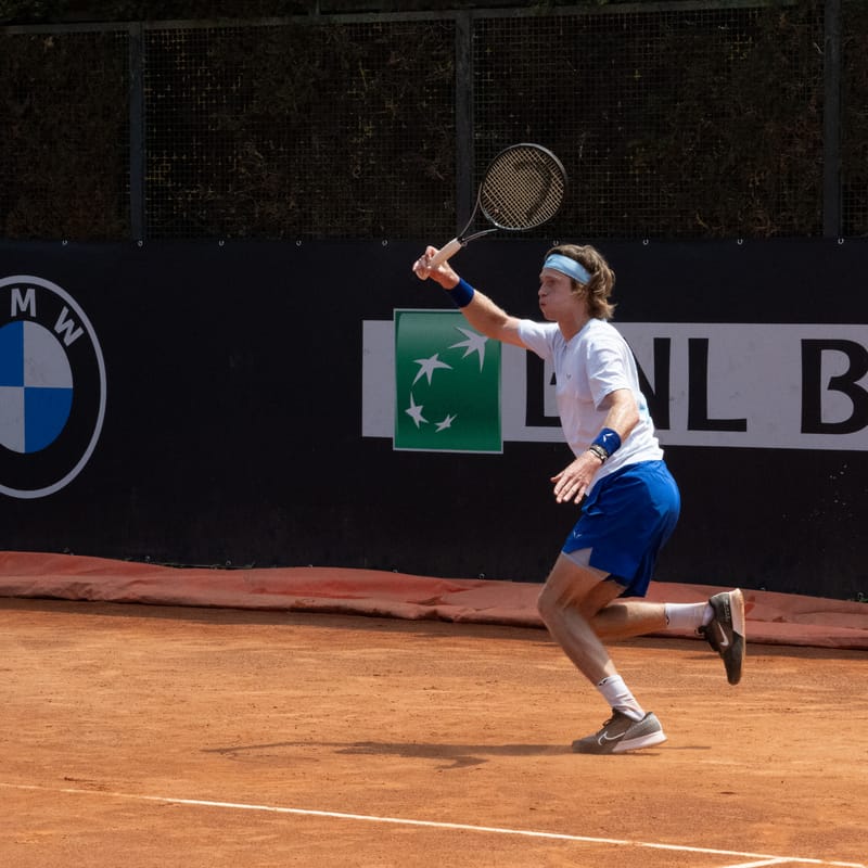 Andrey Rublev in Rome 2024
