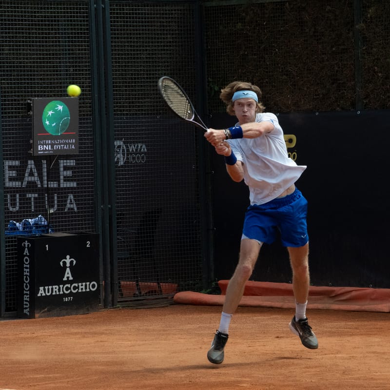 Andrey Rublev in Rome 2024