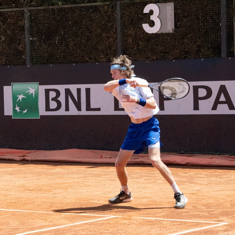 Andrey Rublev in Rome 2024