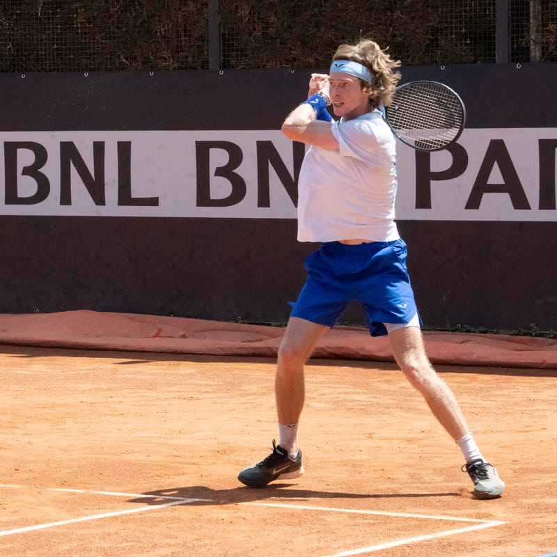 Andrey Rublev in Rome 2024