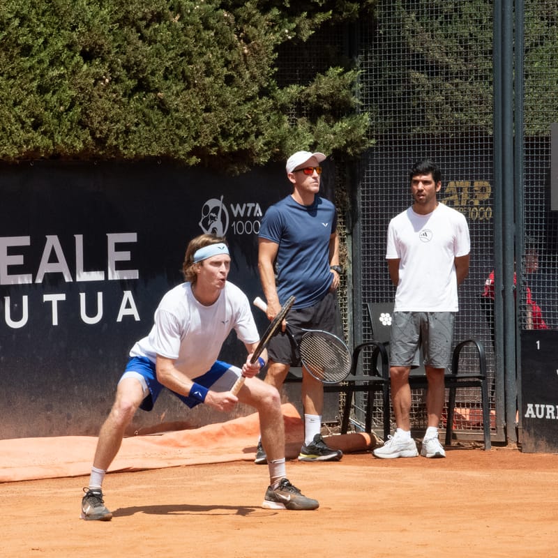 Andrey Rublev in Rome 2024
