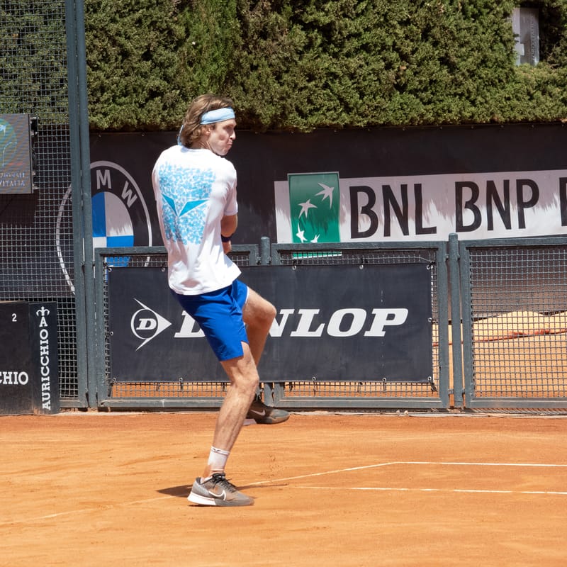 Andrey Rublev in Rome 2024