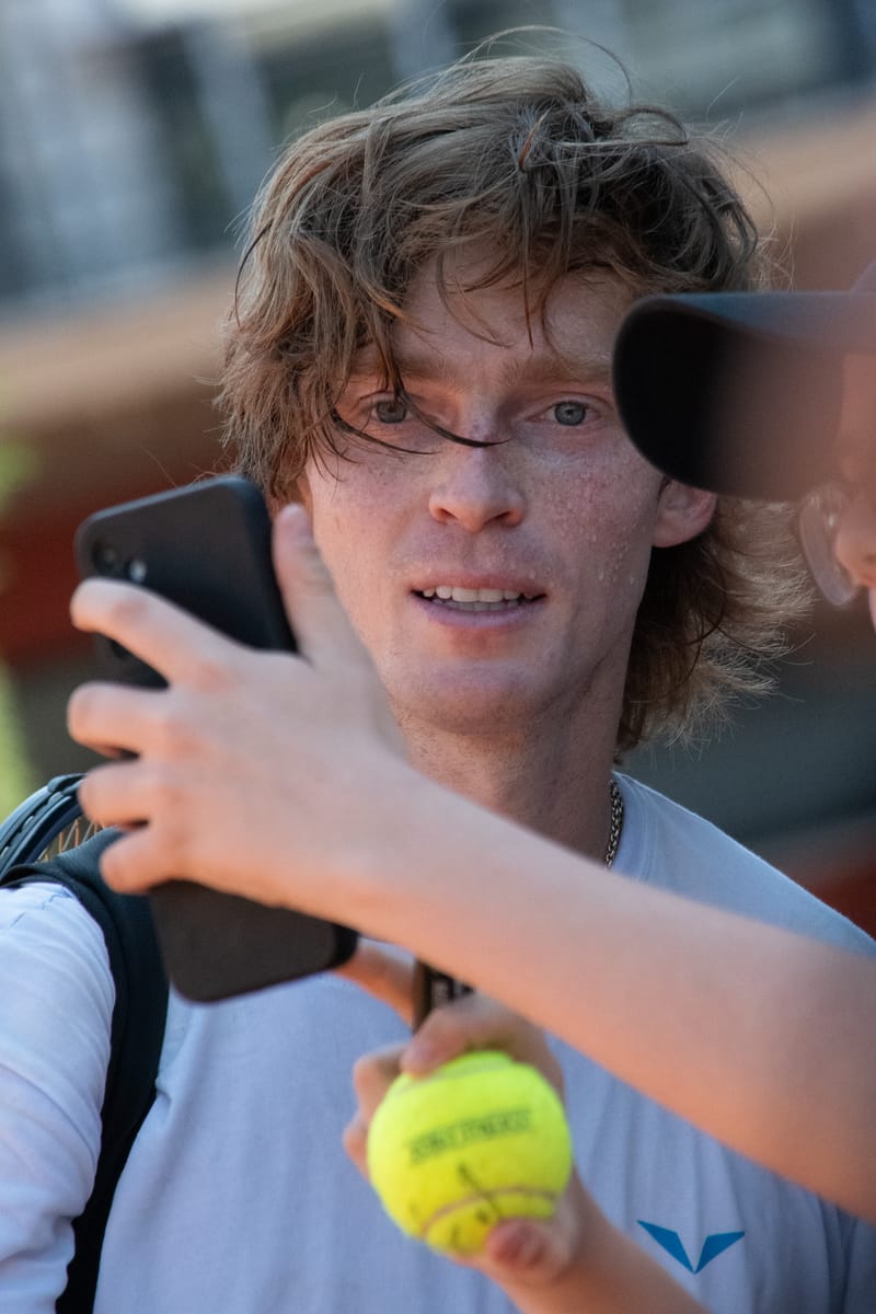 Andrey Rublev in Rome 2024