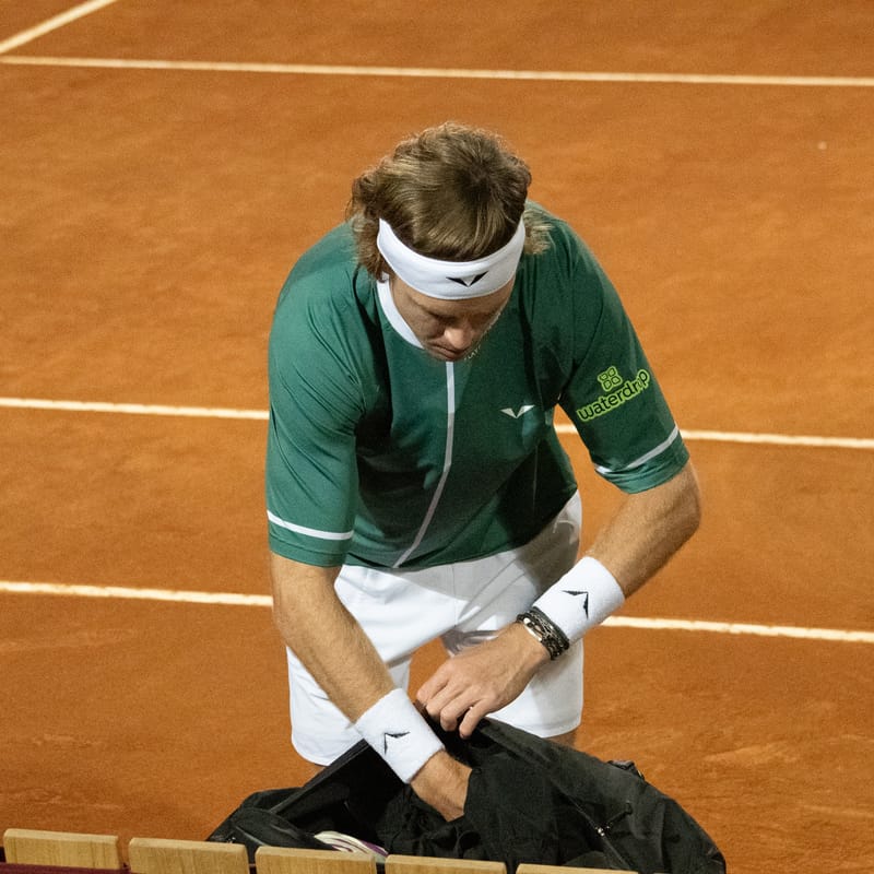 Andrey Rublev in Rome 2024