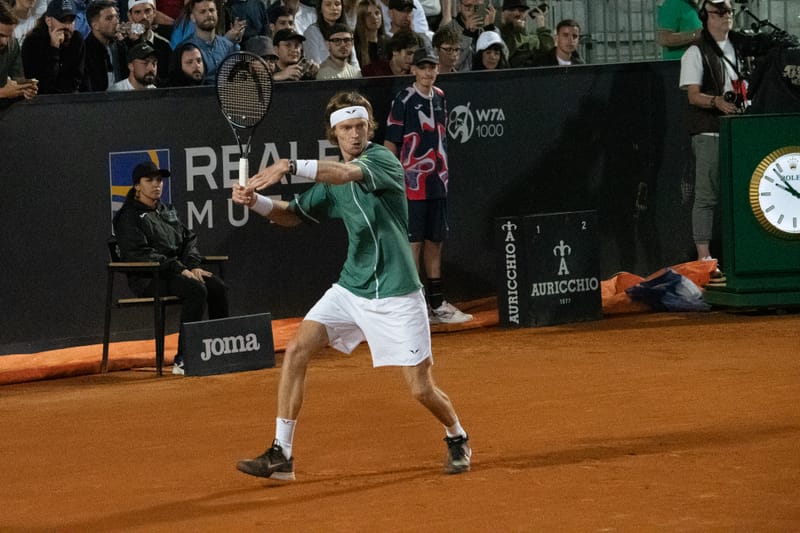 Andrey Rublev in Rome 2024