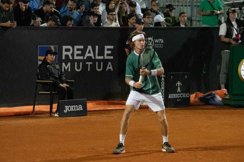 Andrey Rublev in Rome 2024