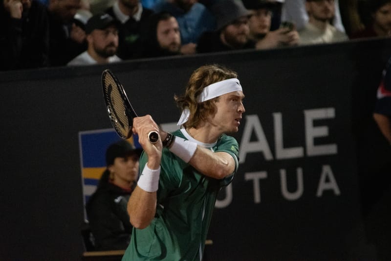 Andrey Rublev in Rome 2024