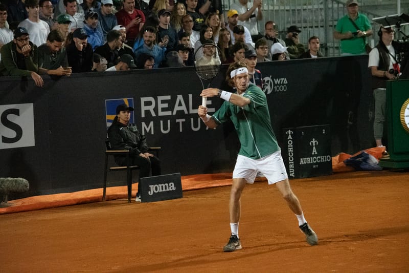 Andrey Rublev in Rome 2024