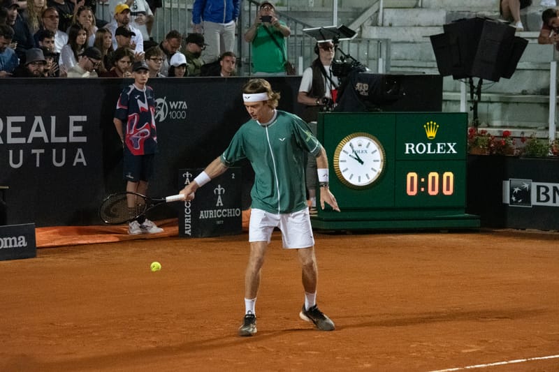 Andrey Rublev in Rome 2024