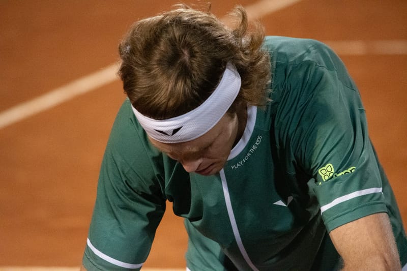 Andrey Rublev in Rome 2024