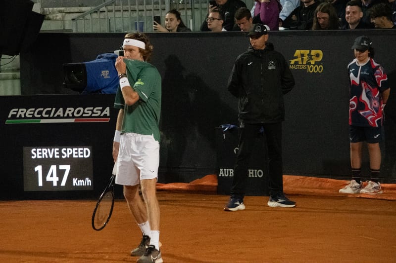 Andrey Rublev in Rome 2024