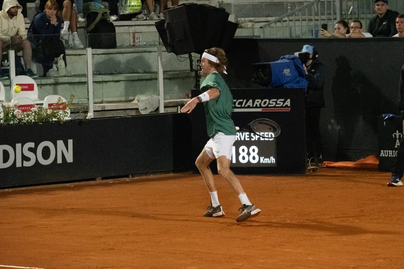Andrey Rublev in Rome 2024