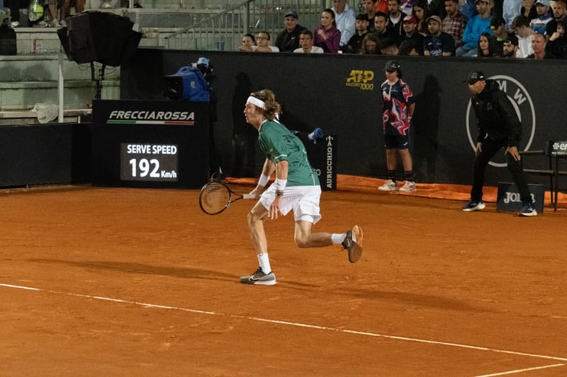 Andrey Rublev in Rome 2024
