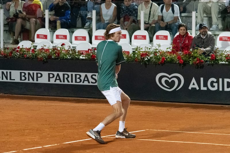 Andrey Rublev in Rome 2024