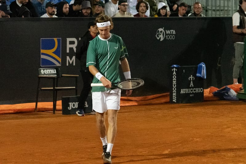 Andrey Rublev in Rome 2024