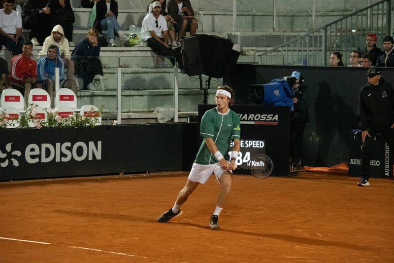 Andrey Rublev in Rome 2024