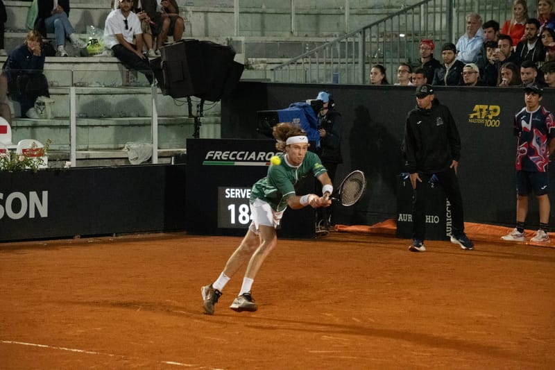 Andrey Rublev in Rome 2024