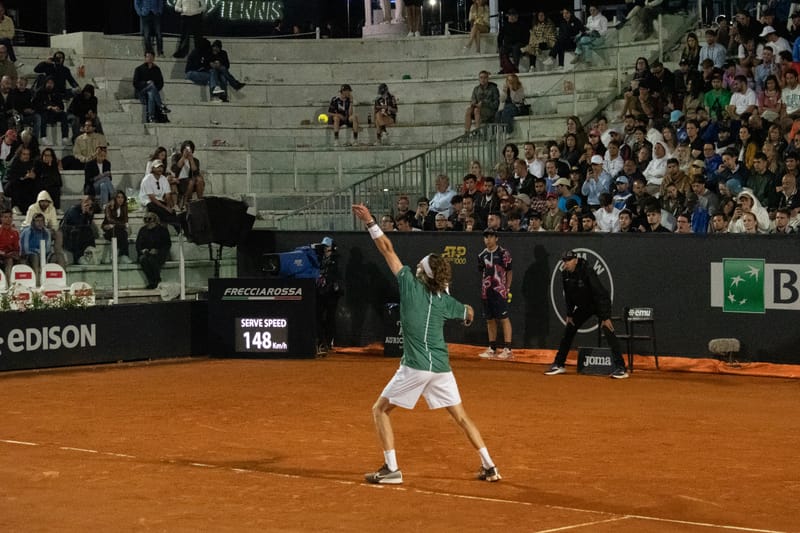Andrey Rublev in Rome 2024