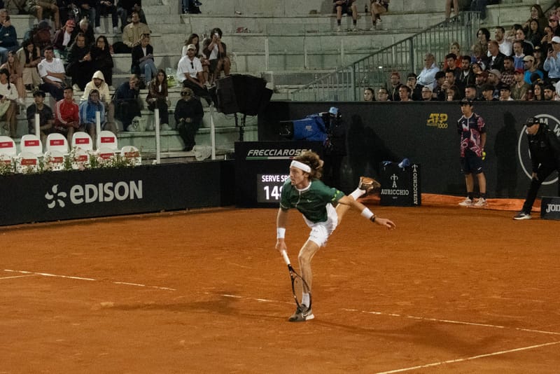 Andrey Rublev in Rome 2024