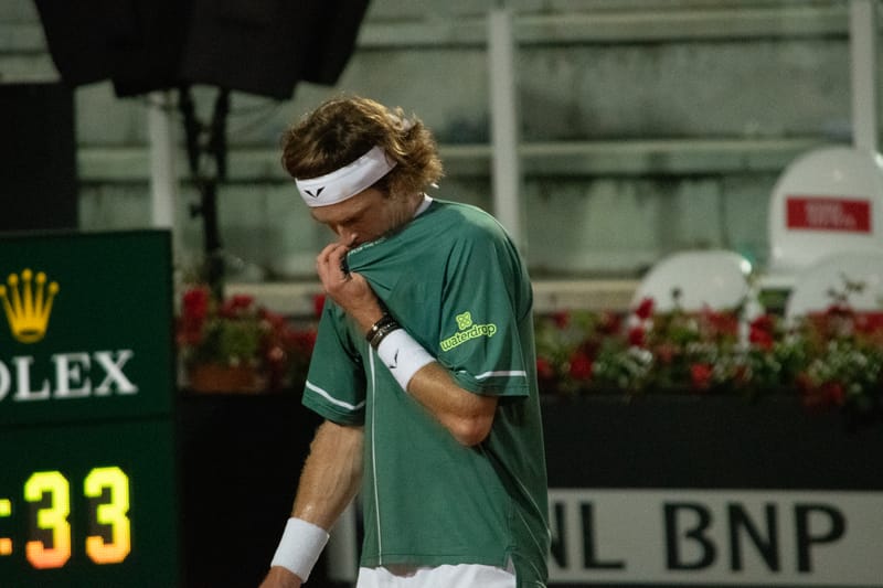 Andrey Rublev in Rome 2024