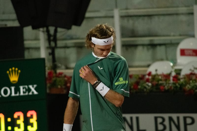 Andrey Rublev in Rome 2024
