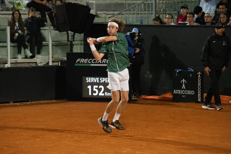 Andrey Rublev in Rome 2024