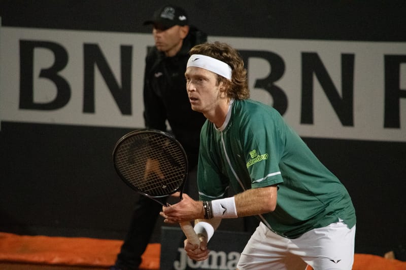 Andrey Rublev in Rome 2024