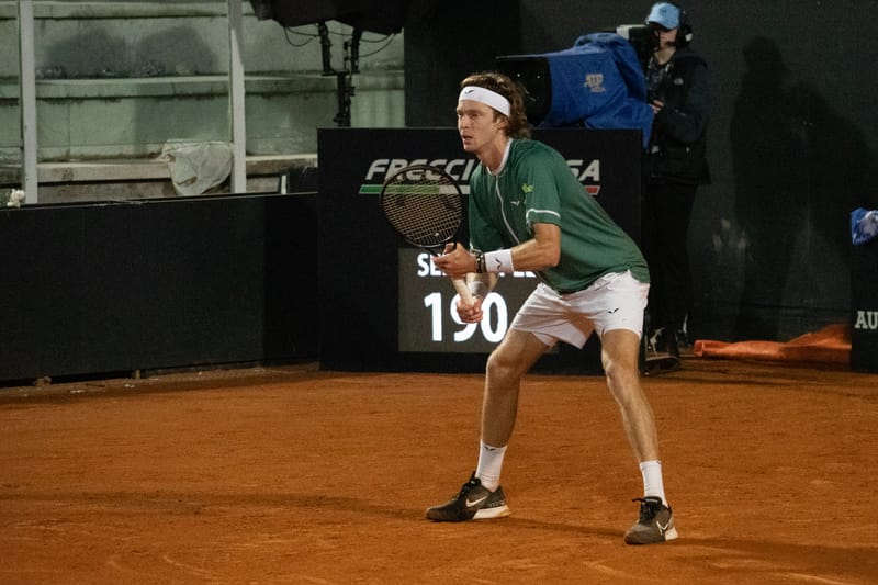 Andrey Rublev in Rome 2024