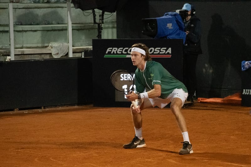Andrey Rublev in Rome 2024