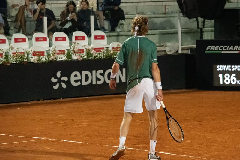 Andrey Rublev in Rome 2024