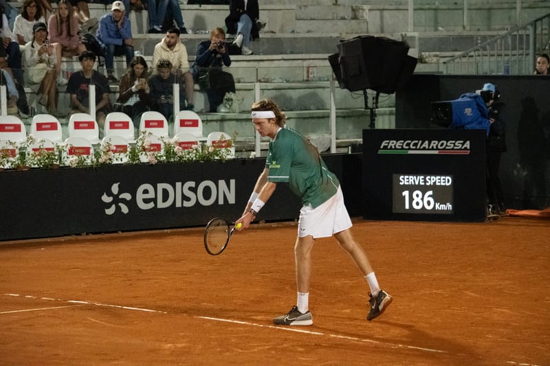 Andrey Rublev in Rome 2024