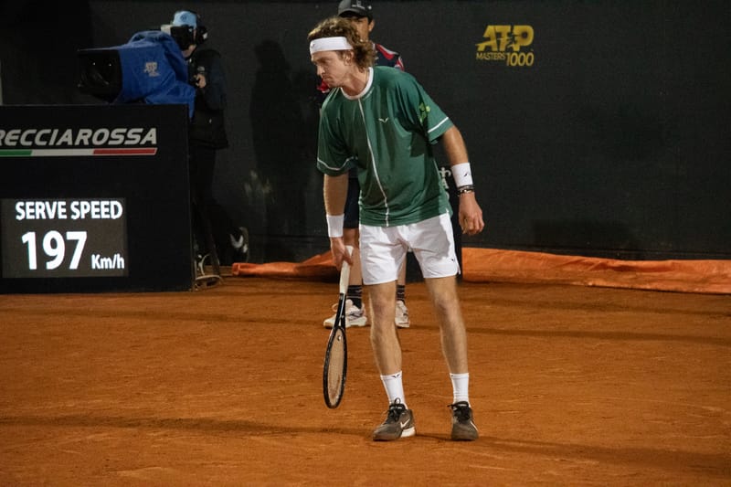 Andrey Rublev in Rome 2024