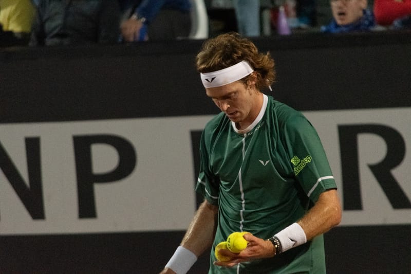 Andrey Rublev in Rome 2024