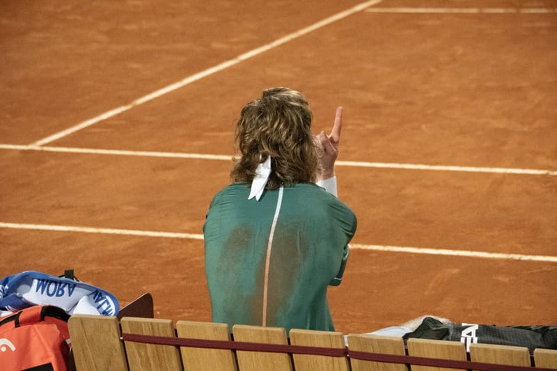 Andrey Rublev in Rome 2024