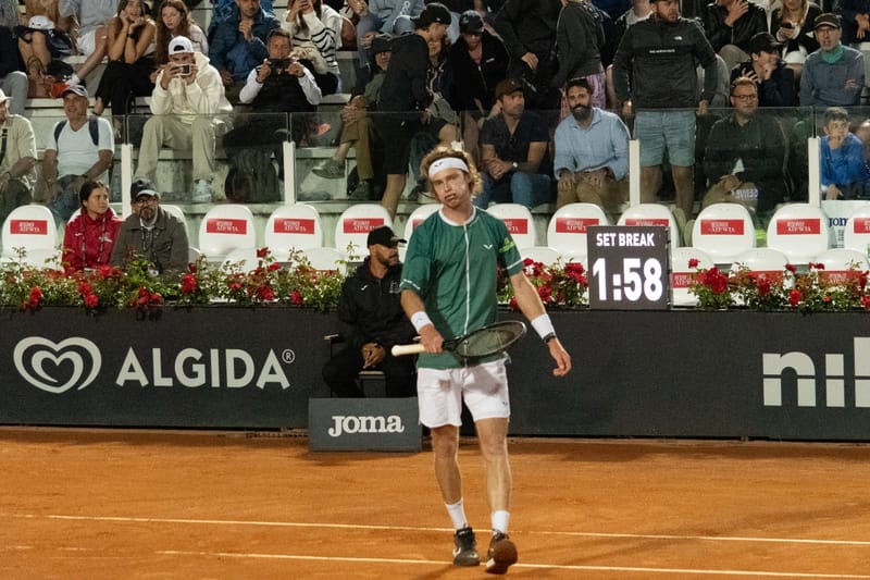Andrey Rublev in Rome 2024