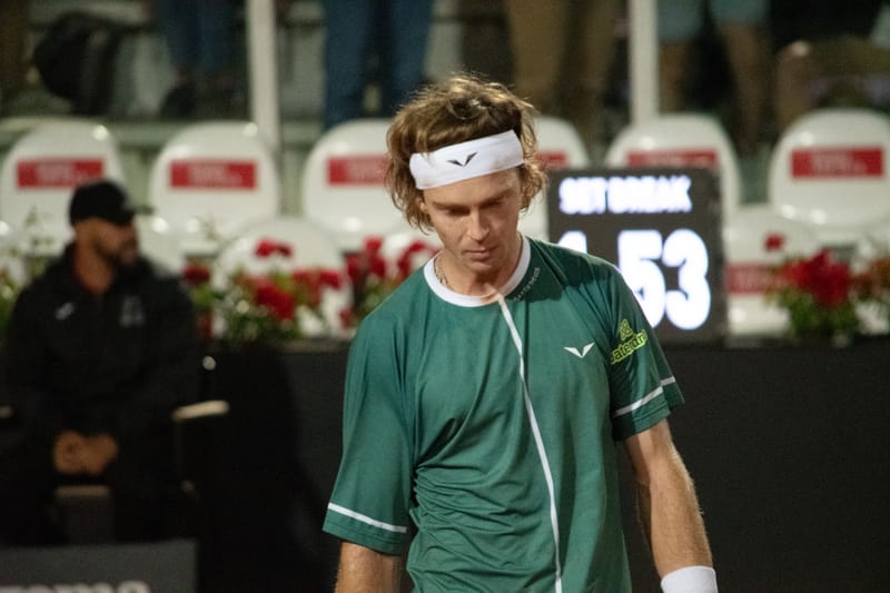Andrey Rublev in Rome 2024