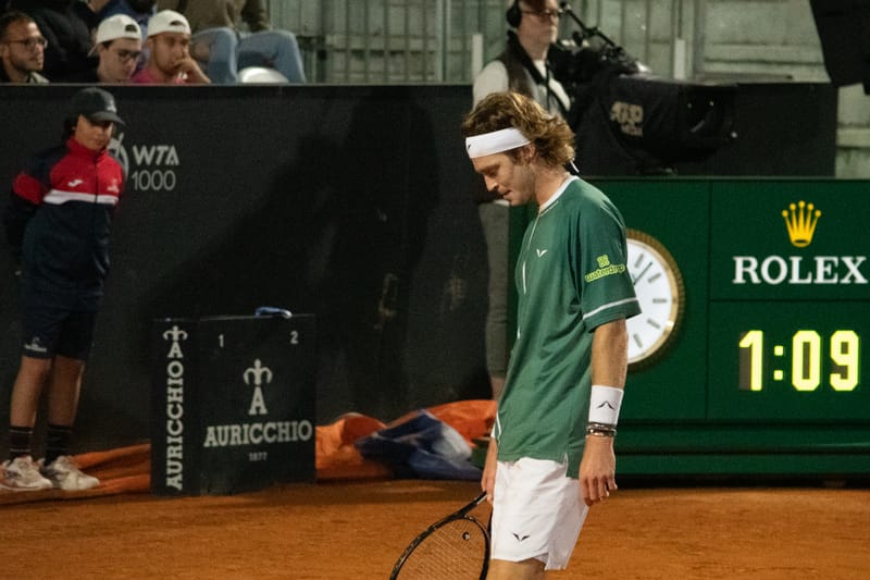Andrey Rublev in Rome 2024