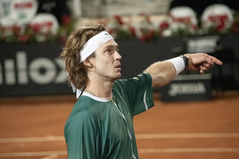 Andrey Rublev in Rome 2024