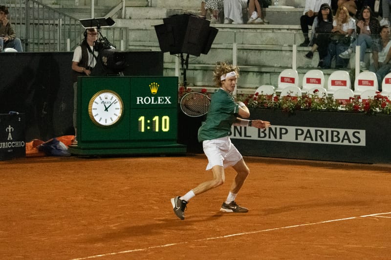 Andrey Rublev in Rome 2024
