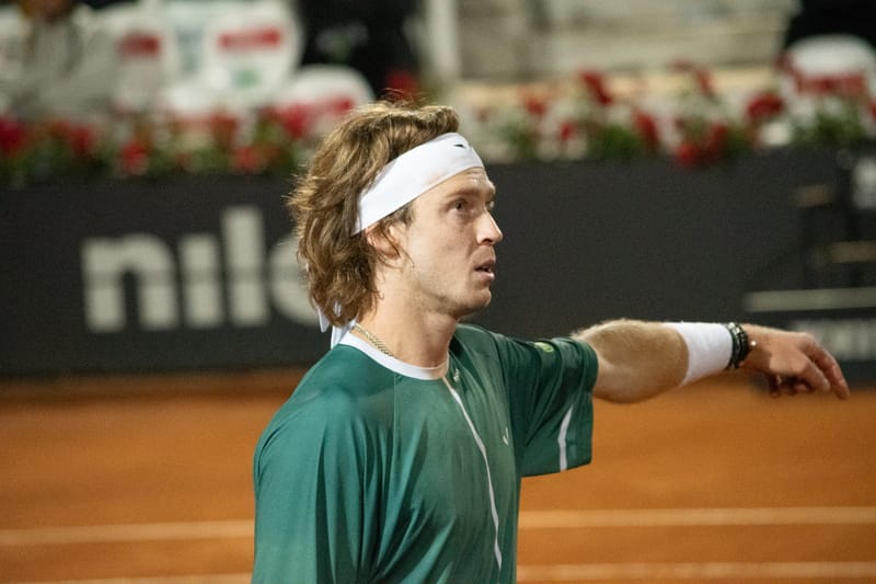 Andrey Rublev in Rome 2024