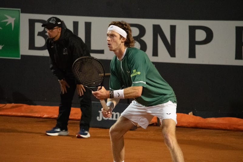 Andrey Rublev in Rome 2024