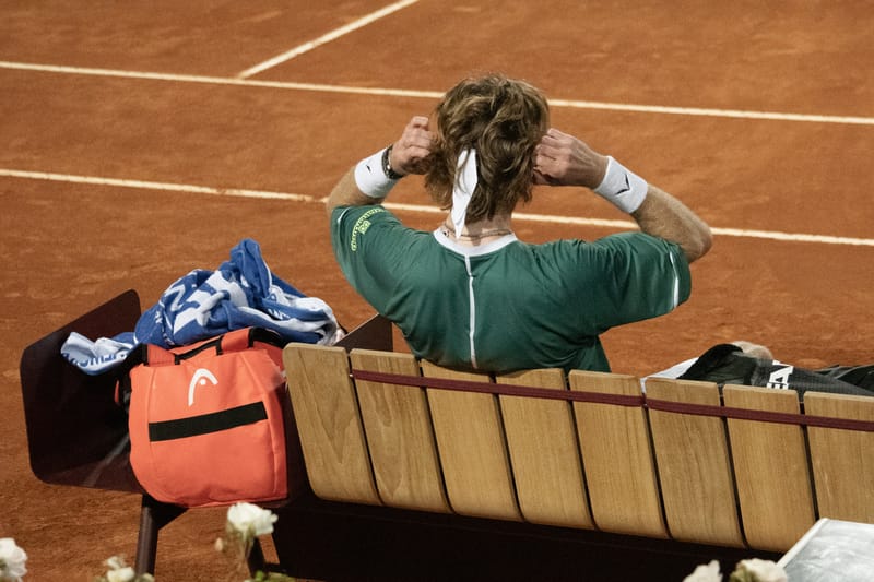 Andrey Rublev in Rome 2024
