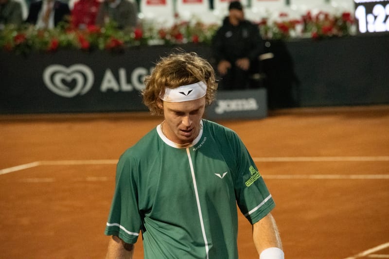 Andrey Rublev in Rome 2024