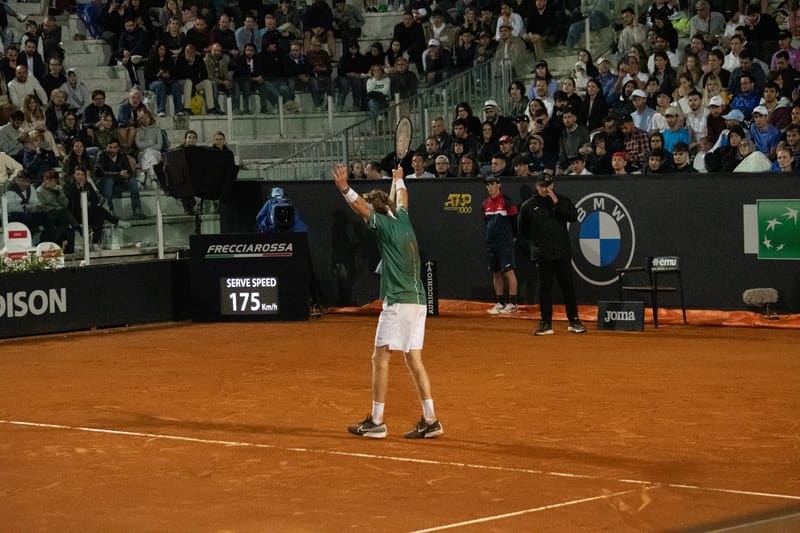 Andrey Rublev in Rome 2024