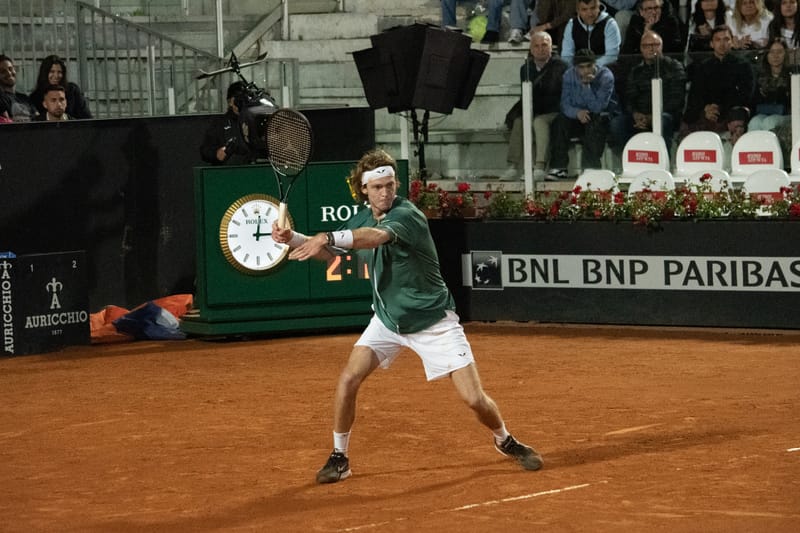 Andrey Rublev in Rome 2024