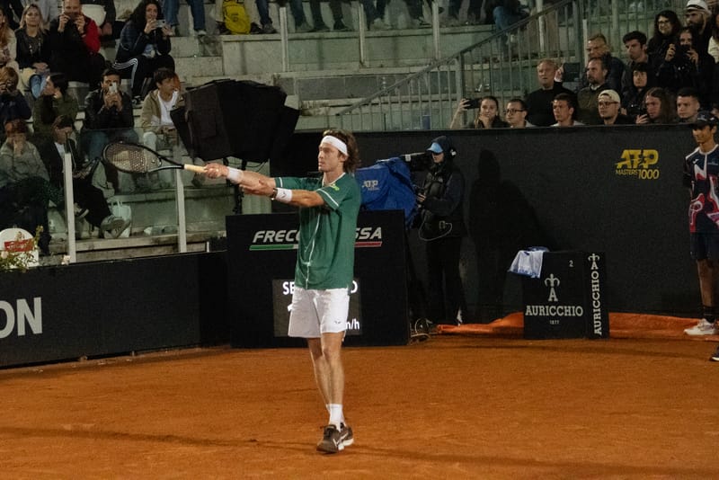 Andrey Rublev in Rome 2024